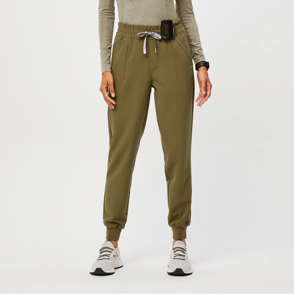 Martini Olive Tatu High Waisted Slim - Cargo Jogger Scrub Pants